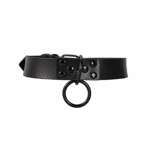 CHO021 - Las Lingerie Matte black choker