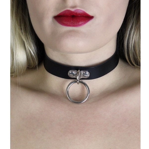 ch002 - Las Lingerie dainty single ring choker