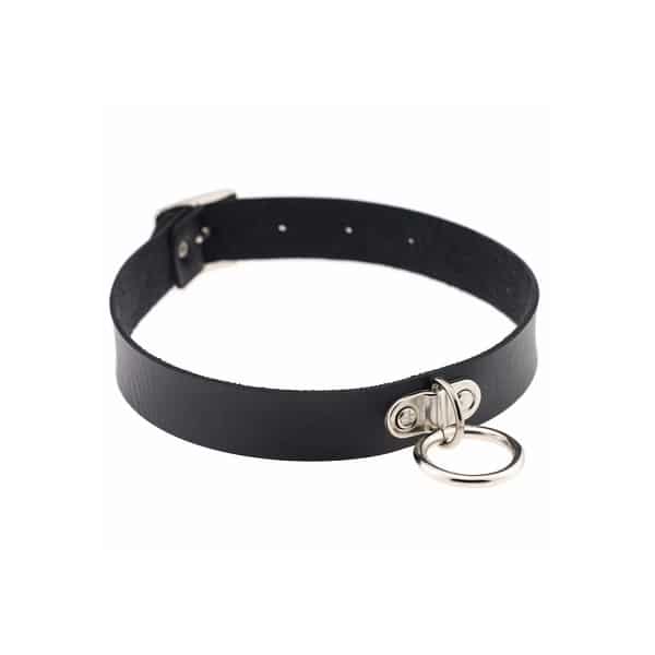 ch002s - Las Lingerie dainty silver o ring collar