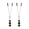 sparkling-beaded-nipple=clamps - Las Lingerie sparkling beaded nipple clamps