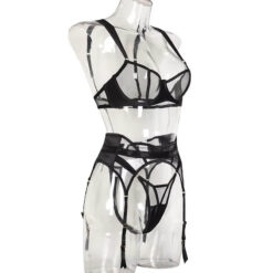 shop the black Audrey lingerie set at laslingerie.com.au
