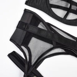 shop the black elegant Audrey lingerie set at laslingerie.com.au