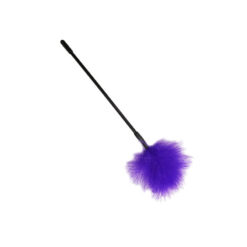 purple fluffy tickler