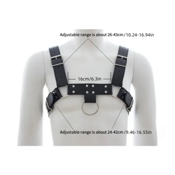 shop unisex chest harness at laslingerie.com.au