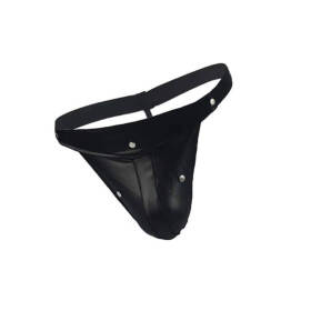 shop leather look studd gee g-string for men at laslingerie.com.au