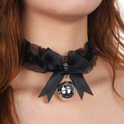 bow and bell neck ring fashion jewellery