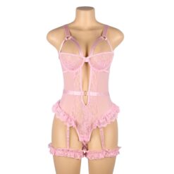 pink becky teddy bodysuit lingerie las lingerie