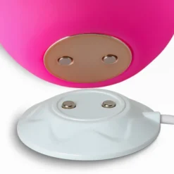 rechargeable magenta glow rose stimulator