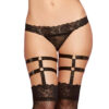 Leg Garter Harness 2 love in leather leg garter harness