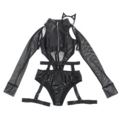 Fantasy Catwoman Costume 7 las lingerie fantasy catwoman costume