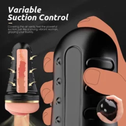 hisjunktoy realistic masturbator suction control