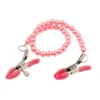 Pink Bead Chain Nipple Clamps 1